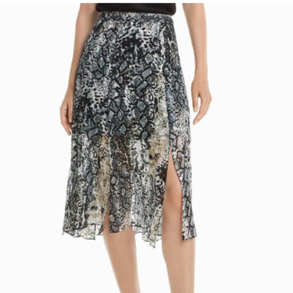 EUC - Alice + Olivia Athena Snake Print Skirt